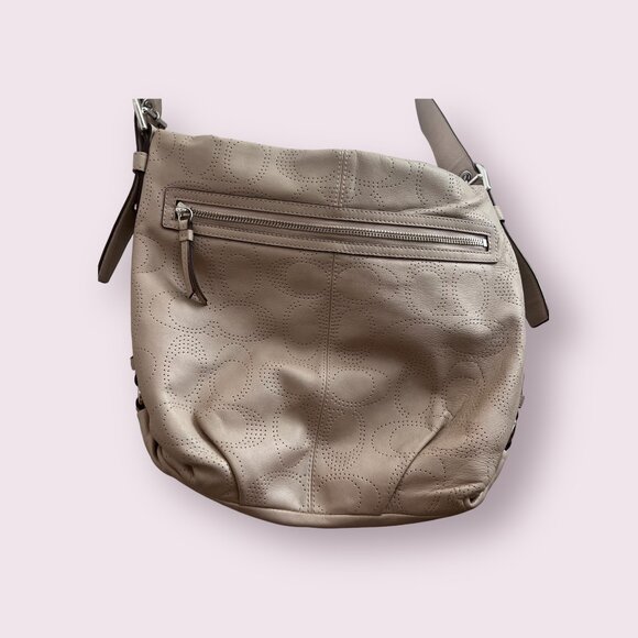 Coach Leather Crossbody Duffle Bag - Picture 2 of 6